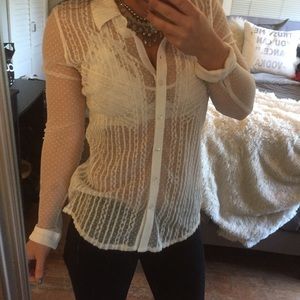 Guess Button Down Blouse